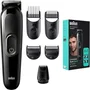 Braun Kit de Estilo y Afeitado Todo en Uno Series 3 MGK3410 - 6 en 1 con Recortador de Barba y Pelo, Recargable y Lavable, Autonomía 50 min, Incluye 6 Accesorios y Batería